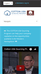 Mobile Screenshot of cottonusasourcing.com